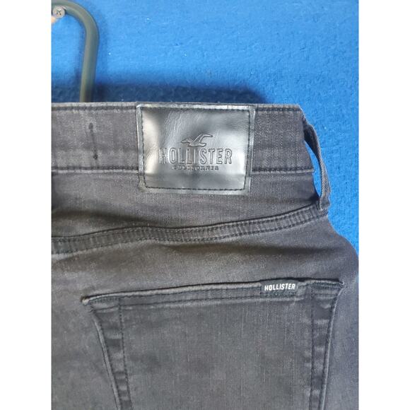 Hollister Women's Black Denim Jeans Size 28 Super Skinny Exteme Strech - Picture 8 of 16